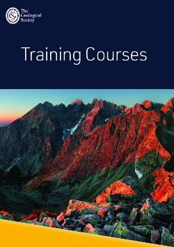GSL training courses brochure front cover